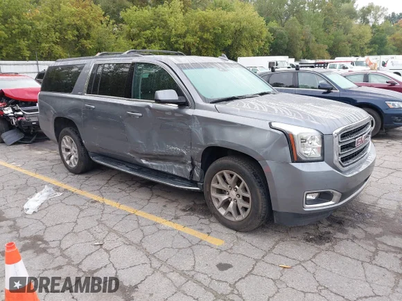 ✅ 2019 GMC Yukon XL SLT Standard Edition • VIN: 1GKS2JKC2KR266851 • Lot: 43269725. Listed on IAAI with 95,854 mi. Free auction sales archive from the USA and detailed vehicle history report at DreamBid. Image 1.
