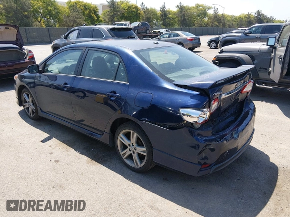 ✅ 2013 Toyota Corolla S • VIN: 5YFBU4EE6DP124181 • Lot: 45188987. Listed on IAAI with 207,061 mi. Free auction sales archive from the USA and detailed vehicle history report at DreamBid. Image 3.