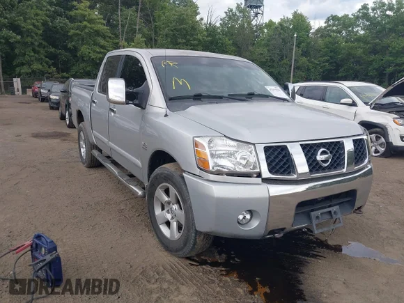 ✅ 2004 Nissan Titan LE • VIN: 1N6AA07B34N563655 • Lot: 45377938. Wystawiony na IAAI z przebiegiem Nie podano. Bezpłatny archiwum sprzedaży aukcyjnych z USA i szczegółowy raport historii pojazdu na DreamBid. Zdjęcie 1.