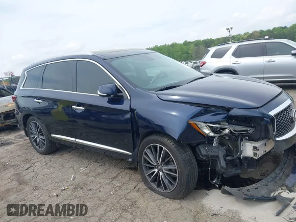 ✅ 2018 Infiniti QX60 • VIN: 5N1DL0MN5JC525260 • Lot: 44790116. Wystawiony na IAAI z przebiegiem 109 018 mil. Bezpłatny archiwum sprzedaży aukcyjnych z USA i szczegółowy raport historii pojazdu na DreamBid. Zdjęcie 1.