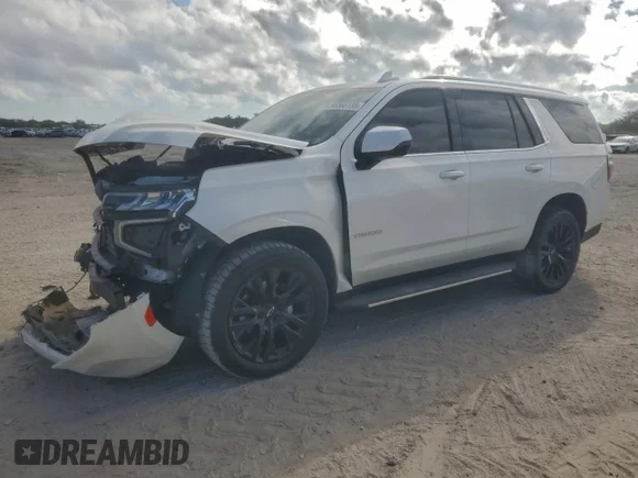 ✅ 2021 Chevrolet Tahoe LT • VIN: 1GNSCNKD3MR216043 • Лот: 95566135. Опубліковано раніше на Copart з пробігом 92 081 миль. Безкоштовний доступ до архіву аукціонних продажів зі США та докладний звіт про історію автомобіля на DreamBid. Зображення 1.