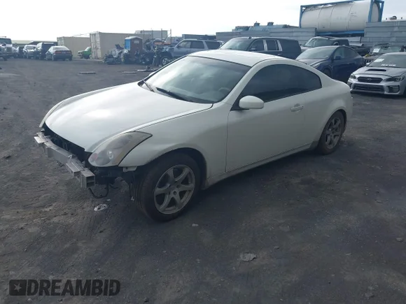 ✅ 2003 Infiniti G35 w/Leather • VIN: JNKCV54E43M218858 • Lot: 45341878. Wystawiony na IAAI z przebiegiem Nie podano. Bezpłatny archiwum sprzedaży aukcyjnych z USA i szczegółowy raport historii pojazdu na DreamBid. Zdjęcie 2.