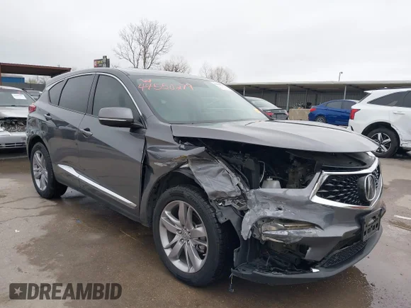✅ 2020 Acura RDX Advance • VIN: 5J8TC1H77LL013957 • Lot: 44550279. Wystawiony na IAAI z przebiegiem 58 636 mil. Bezpłatny archiwum sprzedaży aukcyjnych z USA i szczegółowy raport historii pojazdu na DreamBid. Zdjęcie 1.