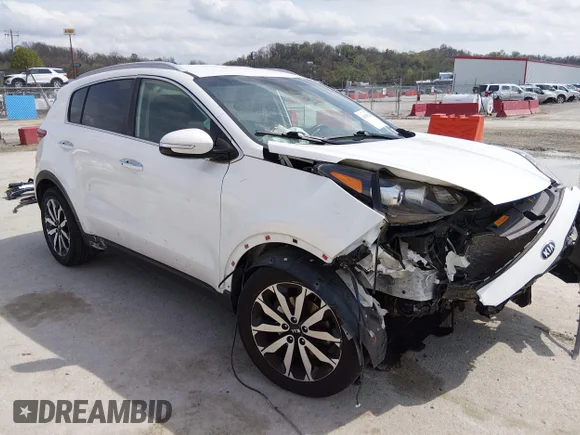 ✅ 2018 Kia Sportage EX • VIN: KNDPN3AC0J7402135 • Лот: 44789328. Опубликован ранее на IAAI с пробегом 136 990 миль. Бесплатный доступ к архиву аукционных продаж из США и подробный отчёт об истории автомобиля на DreamBid. Изображение 1.