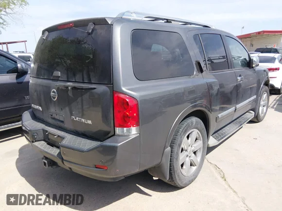 ✅ 2011 Nissan Armada SV • VIN: 5N1AA0NC9BN620545 • Lot: 44758118. Wystawiony na IAAI z przebiegiem 302 091 mil. Bezpłatny archiwum sprzedaży aukcyjnych z USA i szczegółowy raport historii pojazdu na DreamBid. Zdjęcie 4.