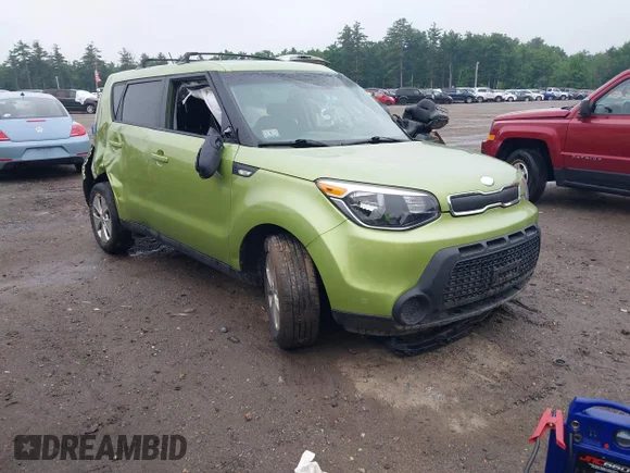 ✅ 2014 Kia Soul • VIN: KNDJN2A26E7732956 • Lot: 45401281. Listed on IAAI with 65,419 mi. Free auction sales archive from the USA and detailed vehicle history report at DreamBid. Image 1.