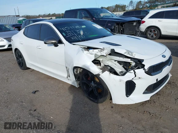 ✅ 2020 Kia Stinger GT-Line • VIN: KNAE15LA0L6081066 • Лот: 41599142. Опубліковано раніше на IAAI з пробігом 73 199 миль. Безкоштовний доступ до архіву аукціонних продажів зі США та докладний звіт про історію автомобіля на DreamBid. Зображення 1.