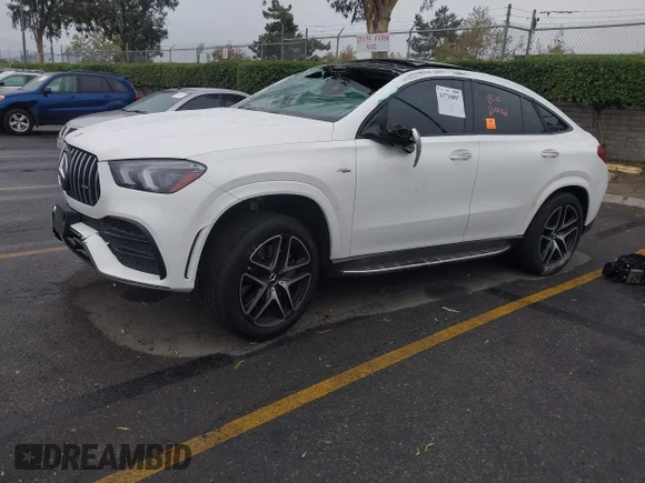 ✅ 2021 Mercedes-Benz GLE 53 AMG • VIN: 4JGFD6BB7MA319309 • Lot: 43710087. Wystawiony na IAAI z przebiegiem Nie podano. Bezpłatny archiwum sprzedaży aukcyjnych z USA i szczegółowy raport historii pojazdu na DreamBid. Zdjęcie 2.