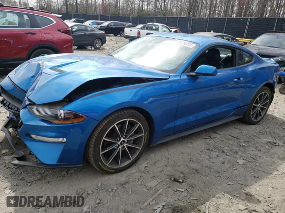 ✅ 2019 Ford Mustang EcoBoost • VIN: 1FA6P8TH1K5179196 • Лот: 46814473. Опубликован ранее на Copart с пробегом 30 108 миль. Бесплатный доступ к архиву аукционных продаж из США и подробный отчёт об истории автомобиля на DreamBid. Изображение 1.