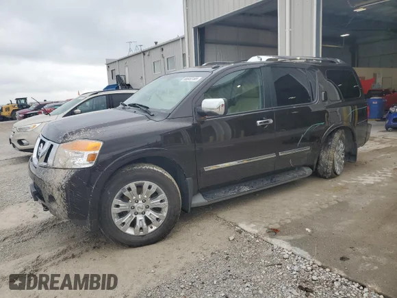 ✅ 2015 Nissan Armada Platinum • VIN: 5N1AA0NC4FN615677 • Lot: 66953165. Wystawiony na Copart z przebiegiem 159 445 mil. Bezpłatny archiwum sprzedaży aukcyjnych z USA i szczegółowy raport historii pojazdu na DreamBid. Zdjęcie 1.
