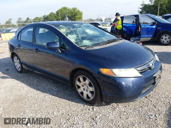 ✅ 2006 Honda Civic LX • VIN: 1HGFA16536L082170 • Lot: 45343845. Listed on IAAI with Not provided. Free auction sales archive from the USA and detailed vehicle history report at DreamBid. Image 1.