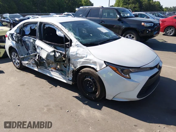 ✅ 2023 Toyota Corolla LE • VIN: 5YFB4MDE1PP007677 • Lot: 45233350. Listed on IAAI with 50,690 mi. Free auction sales archive from the USA and detailed vehicle history report at DreamBid. Image 1.