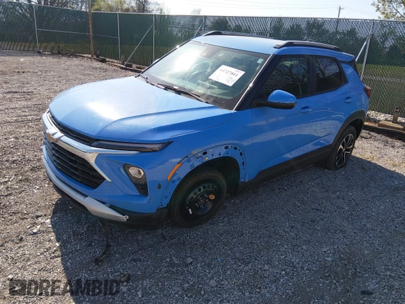 ✅ 2024 Chevrolet TrailBlazer LT • VIN: KL79MPSL5RB169845 • Lot: 44727861. Wystawiony na IAAI z przebiegiem 18 654 mil. Bezpłatny archiwum sprzedaży aukcyjnych z USA i szczegółowy raport historii pojazdu na DreamBid. Zdjęcie 2.