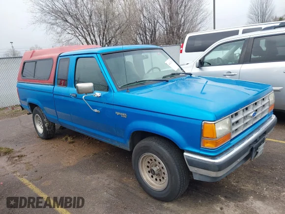 ✅ 1992 Ford Ranger Splash • VIN: 1FTCR15X1NPA05074 • Lot: 44061294. Listed on IAAI with 97,940 mi. Free auction sales archive from the USA and detailed vehicle history report at DreamBid. Image 1.
