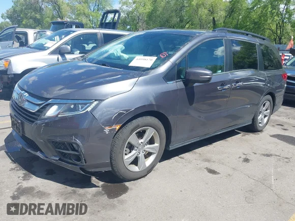 ✅ 2020 Honda Odyssey EX-L • VIN: 5FNRL6H78LB006251 • Лот: 44998170. Опубліковано раніше на IAAI з пробігом 94 684 миль. Безкоштовний доступ до архіву аукціонних продажів зі США та докладний звіт про історію автомобіля на DreamBid. Зображення 2.