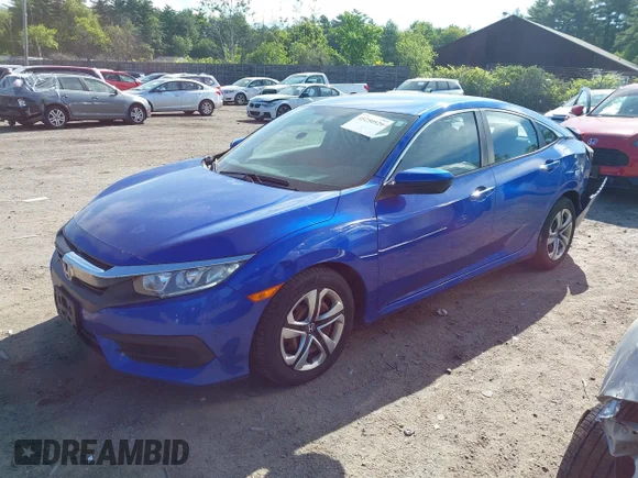 ✅ 2016 Honda Civic LX • VIN: 19XFC2F59GE234140 • Лот: 45250529. Опубликован ранее на IAAI с пробегом 70 101 миль. Бесплатный доступ к архиву аукционных продаж из США и подробный отчёт об истории автомобиля на DreamBid. Изображение 2.