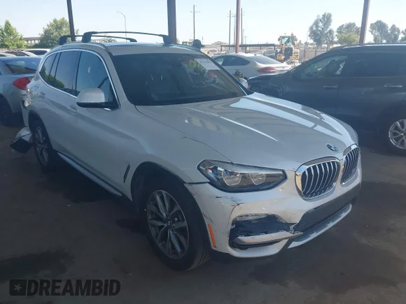 ✅ 2019 BMW X3 sDrive30i • VIN: 5UXTR7C57KLF27975 • Lot: 45161905. Listed on IAAI with 85,271 mi. Free auction sales archive from the USA and detailed vehicle history report at DreamBid. Image 1.