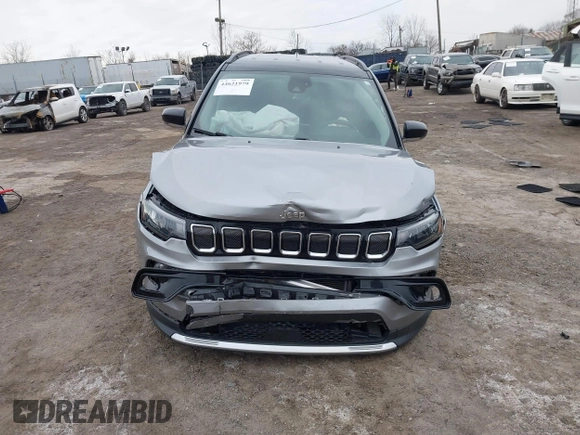 ✅ 2022 Jeep Compass Limited • VIN: 3C4NJDCB4NT155491 • Lot: 44621979. Wystawiony na IAAI z przebiegiem 40 931 mil. Bezpłatny archiwum sprzedaży aukcyjnych z USA i szczegółowy raport historii pojazdu na DreamBid. Zdjęcie 6.