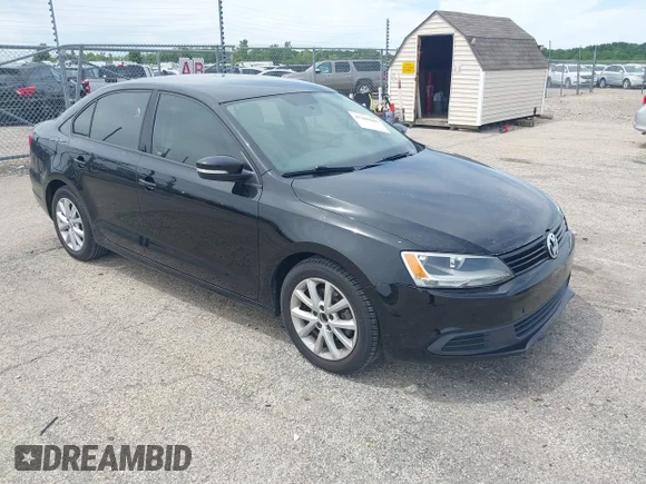 ✅ 2012 Volkswagen Jetta SE • VIN: 3VWDX7AJ1CM074572 • Lot: 45208606. Listed on IAAI with 144,539 mi. Free auction sales archive from the USA and detailed vehicle history report at DreamBid. Image 1.