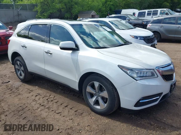 ✅ 2014 Acura MDX • VIN: 5FRYD4H27EB010486 • Lot: 45396783. Listed on IAAI with Not provided. Free auction sales archive from the USA and detailed vehicle history report at DreamBid. Image 1.