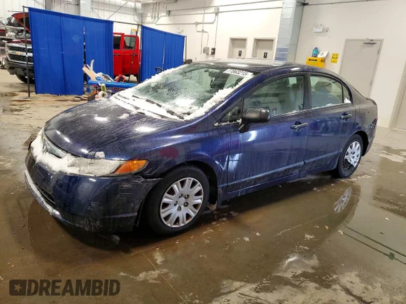 ✅ 2007 Honda Civic DX-G • VIN: 2HGFA163X7H039376 • Лот: 77863215. Опубликован ранее на Copart с пробегом 130 930 миль. Бесплатный доступ к архиву аукционных продаж из США и подробный отчёт об истории автомобиля на DreamBid. Изображение 1.