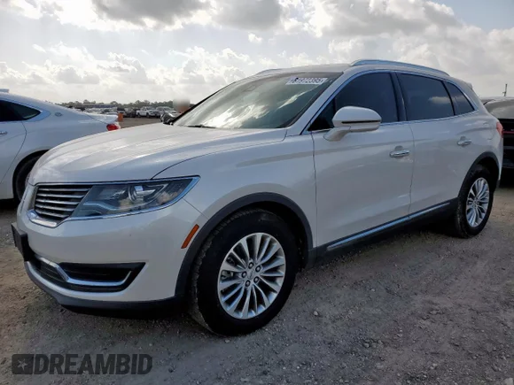 ✅ 2017 Lincoln MKX Select • VIN: 2LMPJ6KR0HBL35506 • Lot: 61972395. Listed on Copart with 28,752 mi. Free auction sales archive from the USA and detailed vehicle history report at DreamBid. Image 1.