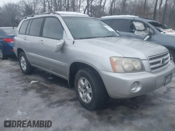 ✅ 2002 Toyota Highlander Limited • VIN: JTEHF21A720061851 • Lot: 44043087. Listed on IAAI with 197,590 mi. Free auction sales archive from the USA and detailed vehicle history report at DreamBid. Image 1.
