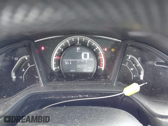 ✅ 2016 Honda Civic LX • VIN: 19XFC2F53GE079651 • Лот: 45229991. Опубліковано раніше на IAAI з пробігом 192 250 миль. Безкоштовний доступ до архіву аукціонних продажів зі США та докладний звіт про історію автомобіля на DreamBid. Зображення 7.