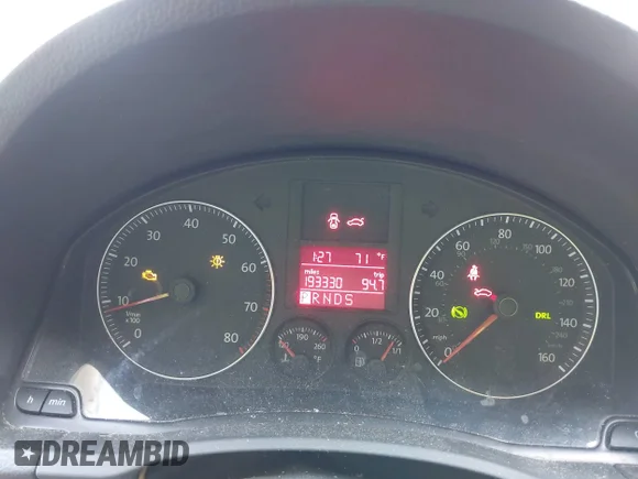 ✅ 2009 Volkswagen Jetta SE • VIN: 3VWRM71K09M057147 • Lot: 43359262. Listed on IAAI with 193,330 mi. Free auction sales archive from the USA and detailed vehicle history report at DreamBid. Image 7.