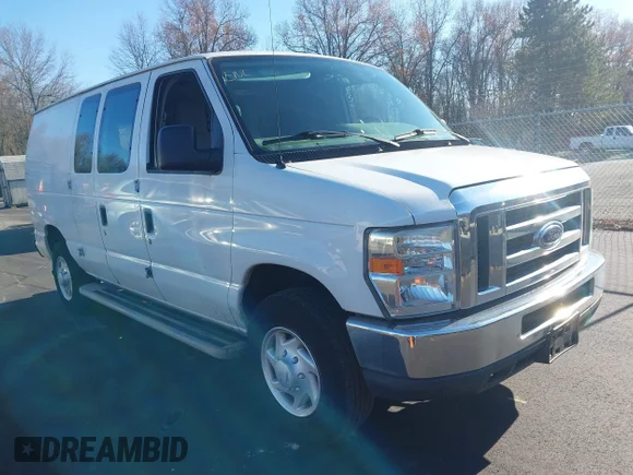 ✅ 2009 Ford Econoline Cargo Commercial • VIN: 1FTNE24W39DA31928 • Lot: 43753688. Listed on IAAI with 196,016 mi. Free auction sales archive from the USA and detailed vehicle history report at DreamBid. Image 1.