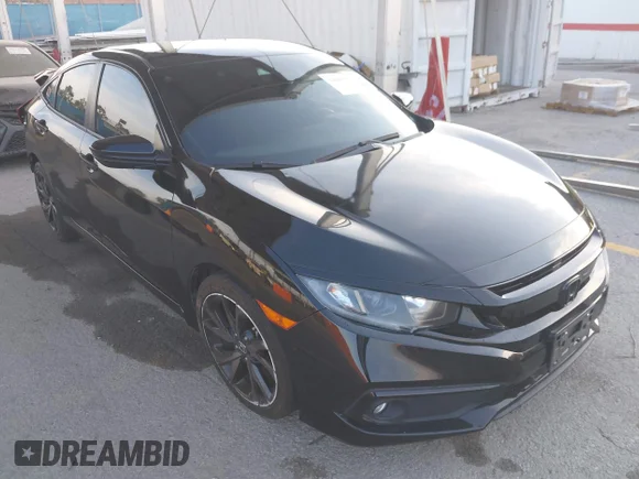 ✅ 2019 Honda Civic Sport • VIN: 2HGFC2F82KH598330 • Lot: 44800791. Wystawiony na IAAI z przebiegiem 57 994 mil. Bezpłatny archiwum sprzedaży aukcyjnych z USA i szczegółowy raport historii pojazdu na DreamBid. Zdjęcie 1.