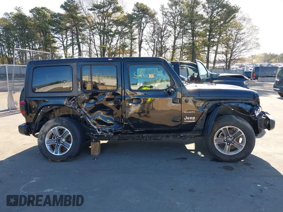 ✅ 2018 Jeep Wrangler Unlimited Sahara • VIN: 1C4HJXEN0JW245943 • Lot: 44957611. Wystawiony na IAAI z przebiegiem 147 021 mil. Bezpłatny archiwum sprzedaży aukcyjnych z USA i szczegółowy raport historii pojazdu na DreamBid. Zdjęcie 6.
