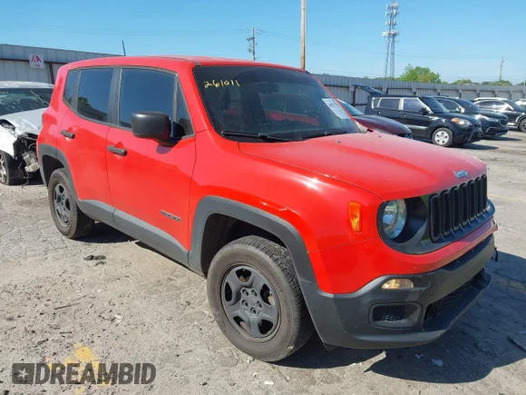 ✅ 2018 Jeep Renegade Upland • VIN: ZACCJBAB4JPJ37456 • Lot: 44827778. Wystawiony na IAAI z przebiegiem 37 629 mil. Bezpłatny archiwum sprzedaży aukcyjnych z USA i szczegółowy raport historii pojazdu na DreamBid. Zdjęcie 1.