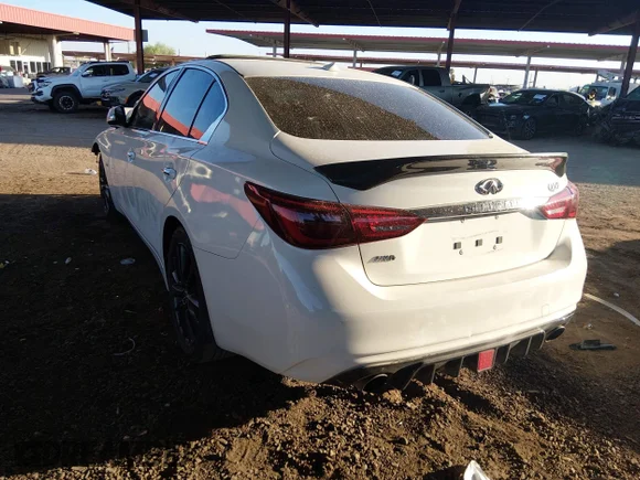✅ 2020 Infiniti Q50 Luxe • VIN: JN1EV7AR3LM257182 • Lot: 45415697. Wystawiony na IAAI z przebiegiem 89 433 mil. Bezpłatny archiwum sprzedaży aukcyjnych z USA i szczegółowy raport historii pojazdu na DreamBid. Zdjęcie 3.