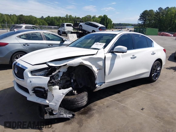 ✅ 2017 Infiniti Q50 Red Sport 400 • VIN: JN1FV7AP3HM850051 • Lot: 44897869. Wystawiony na IAAI z przebiegiem 50 511 mil. Bezpłatny archiwum sprzedaży aukcyjnych z USA i szczegółowy raport historii pojazdu na DreamBid. Zdjęcie 2.