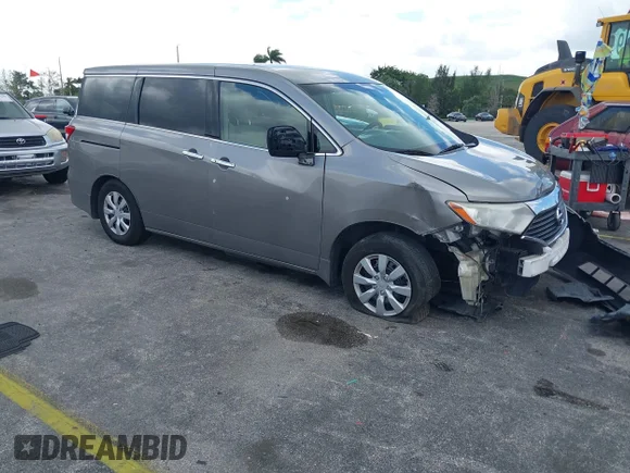 ✅ 2012 Nissan Quest SV • VIN: JN8AE2KP8C9031495 • Lot: 44812880. Wystawiony na IAAI z przebiegiem 93 274 mil. Bezpłatny archiwum sprzedaży aukcyjnych z USA i szczegółowy raport historii pojazdu na DreamBid. Zdjęcie 1.