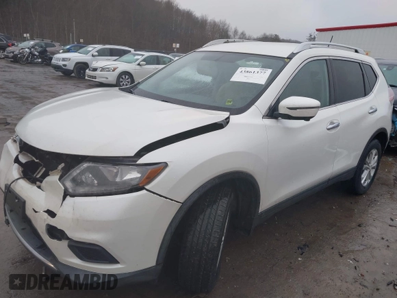 ✅ 2016 Nissan Rogue S • VIN: KNMAT2MV8GP709287 • Lot: 43861377. Wystawiony na IAAI z przebiegiem 148 972 mil. Bezpłatny archiwum sprzedaży aukcyjnych z USA i szczegółowy raport historii pojazdu na DreamBid. Zdjęcie 2.
