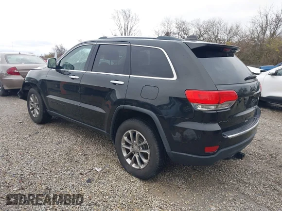 ✅ 2015 Jeep Grand Cherokee Limited • VIN: 1C4RJFBG3FC104054 • Лот: 43791048. Опубліковано раніше на IAAI з пробігом 143 356 миль. Безкоштовний доступ до архіву аукціонних продажів зі США та докладний звіт про історію автомобіля на DreamBid. Зображення 3.