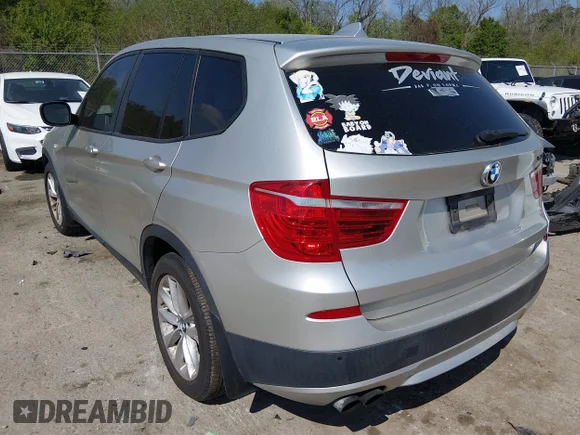 ✅ 2013 BMW X3 xDrive28i • VIN: 5UXWX9C51D0A20878 • Lot: 44695757. Listed on IAAI with 171,696 mi. Free auction sales archive from the USA and detailed vehicle history report at DreamBid. Image 3.