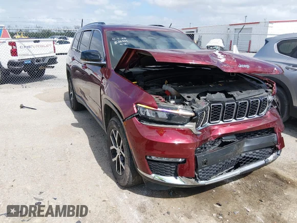 ✅ 2023 Jeep Grand Cherokee Limited • VIN: 1C4RJKBGXP8823332 • Lot: 44831626. Wystawiony na IAAI z przebiegiem 90 253 mil. Bezpłatny archiwum sprzedaży aukcyjnych z USA i szczegółowy raport historii pojazdu na DreamBid. Zdjęcie 1.