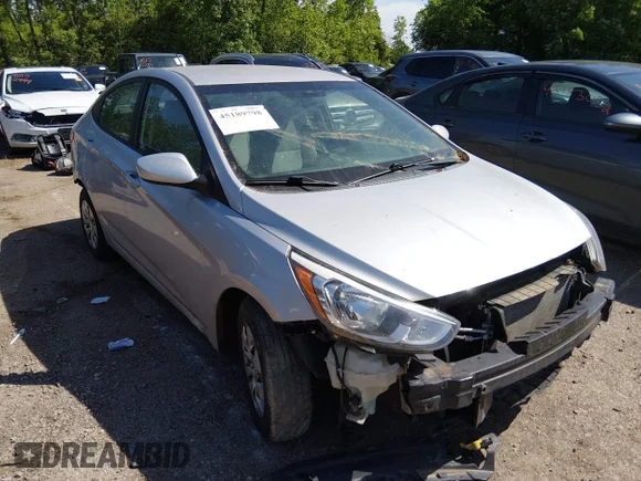 ✅ 2017 Hyundai Accent SE • VIN: KMHCT4AE5HU339066 • Lot: 45189798. Wystawiony na IAAI z przebiegiem 122 395 mil. Bezpłatny archiwum sprzedaży aukcyjnych z USA i szczegółowy raport historii pojazdu na DreamBid. Zdjęcie 1.