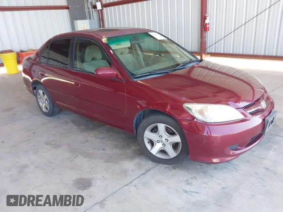 ✅ 2004 Honda Civic EX • VIN: 2HGES26714H601484 • Lot: 45661093. Listed on IAAI with 223,793 mi. Free auction sales archive from the USA and detailed vehicle history report at DreamBid. Image 1.