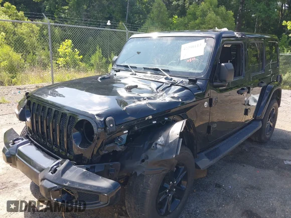 ✅ 2020 Jeep Wrangler Unlimited Sahara • VIN: 1C4HJXEN6LW106869 • Lot: 42390113. Wystawiony na IAAI z przebiegiem 56 907 mil. Bezpłatny archiwum sprzedaży aukcyjnych z USA i szczegółowy raport historii pojazdu na DreamBid. Zdjęcie 6.