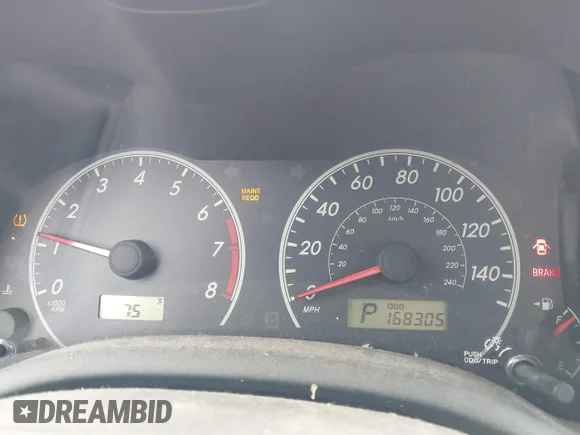 ✅ 2010 Toyota Corolla LE • VIN: JTDBU4EE8AJ077221 • Lot: 45408082. Wystawiony na IAAI z przebiegiem 168 305 mil. Bezpłatny archiwum sprzedaży aukcyjnych z USA i szczegółowy raport historii pojazdu na DreamBid. Zdjęcie 7.