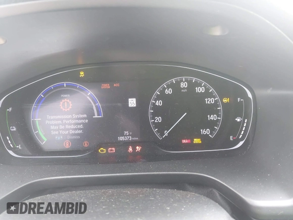 ✅ 2021 Honda Insight Touring • VIN: 19XZE4F92ME000598 • Lot: 44677529. Listed on IAAI with 105,373 mi. Free auction sales archive from the USA and detailed vehicle history report at DreamBid. Image 7.