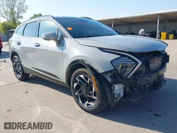 ✅ 2023 Kia Sportage SX-Prestige • VIN: 5XYK5CAF9PG105333 • Lot: 43640048. Wystawiony na IAAI z przebiegiem 103 984 mil. Bezpłatny archiwum sprzedaży aukcyjnych z USA i szczegółowy raport historii pojazdu na DreamBid. Zdjęcie 1.