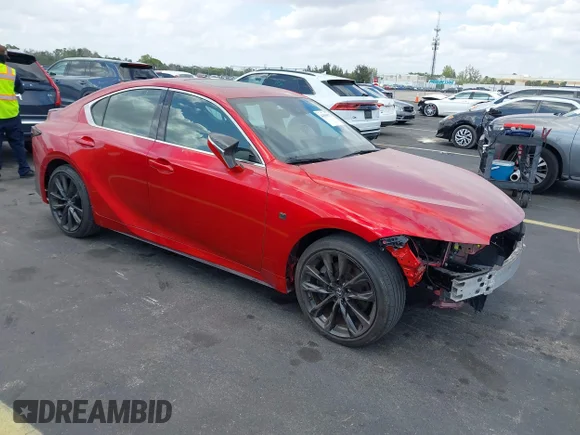 ✅ 2024 Lexus IS 350 F Sport • VIN: JTHBZ1B22R5078328 • Лот: 44384972. Опубліковано раніше на IAAI з пробігом 13 911 миль. Безкоштовний доступ до архіву аукціонних продажів зі США та докладний звіт про історію автомобіля на DreamBid. Зображення 1.