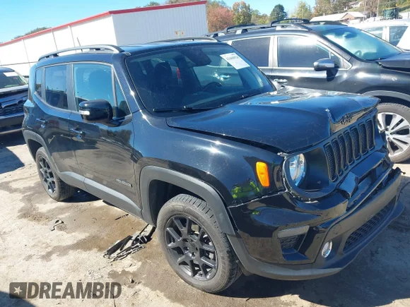 ✅ 2019 Jeep Renegade Latitude • VIN: ZACNJBBB6KPK69479 • Lot: 43460924. Listed on IAAI with 106,366 mi. Free auction sales archive from the USA and detailed vehicle history report at DreamBid. Image 1.