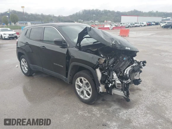 ✅ 2024 Jeep Compass Sport • VIN: 3C4NJDAN3RT146526 • Lot: 44739669. Wystawiony na IAAI z przebiegiem 16 136 mil. Bezpłatny archiwum sprzedaży aukcyjnych z USA i szczegółowy raport historii pojazdu na DreamBid. Zdjęcie 1.