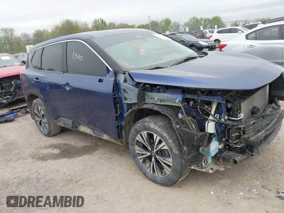 ✅ 2021 Nissan Rogue SV • VIN: JN8AT3BB7MW220447 • Lot: 44963144. Listed on IAAI with 46,997 mi. Free auction sales archive from the USA and detailed vehicle history report at DreamBid. Image 1.